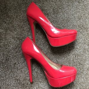Aldo coral pink high heels